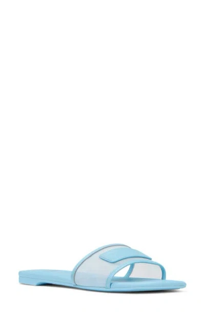 Kate Spade New York Breezy Mesh Slide Sandal In Blue
