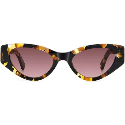 Kate Spade New York Bria 52mm Cat Eye Sunglasses In Multi