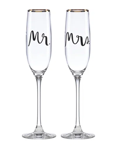 Kate Spade New York Bridal Party 2pc Champagne Flute Set