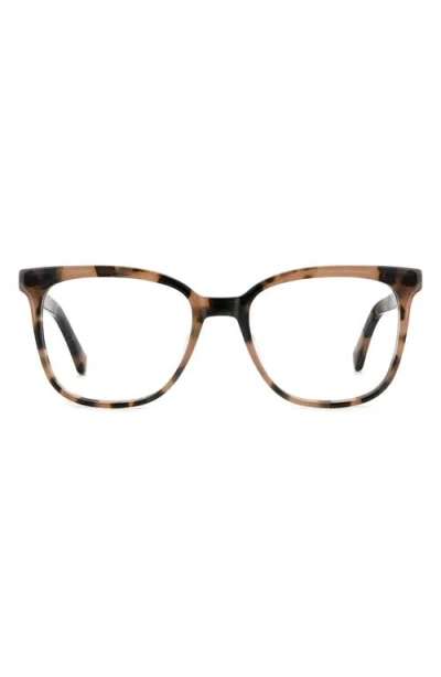Kate Spade New York Brieana 53mm Square Reading Glasses In Brown