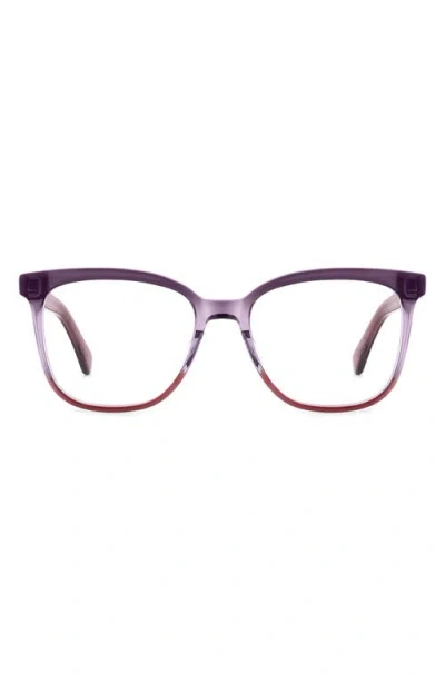 Kate Spade New York Brieana 53mm Square Reading Glasses In Purple
