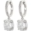Kate Spade New York Bright Ideas Drop Earrings In Clear/silver