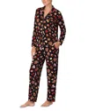 Kate Spade New York Brushed Jersey Pajama Set In Gingerbread Cookies
