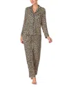 Kate Spade New York Brushed Jersey Pajama Set In Leopard