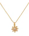 Kate Spade New York Bursting Blooms Pendant Necklace, 16 In Gold