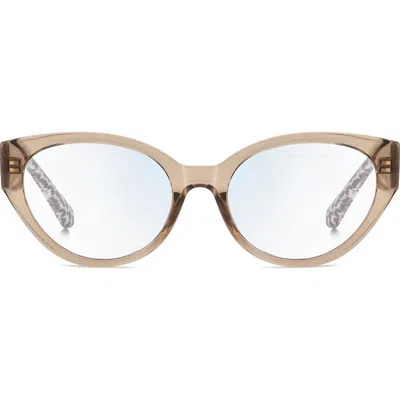 Kate Spade New York Caia 53mm Reading Glasses In Metallic