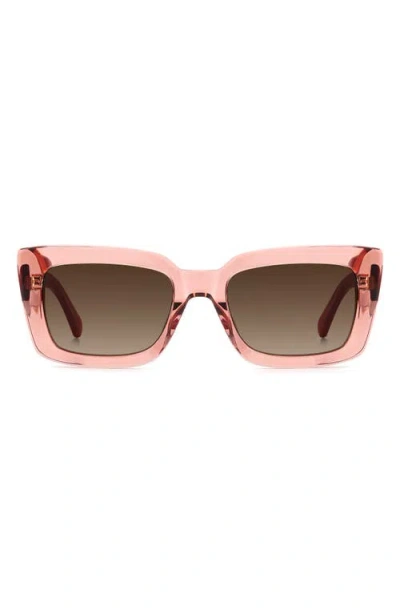 Kate Spade New York Cailin 52mm Rectangular Sunglasses