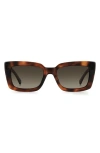 Kate Spade New York Cailin 52mm Rectangular Sunglasses In Havana/brown Sf