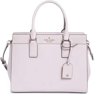 Kate Spade New York Cameron Medium Leather Satchel In Purple