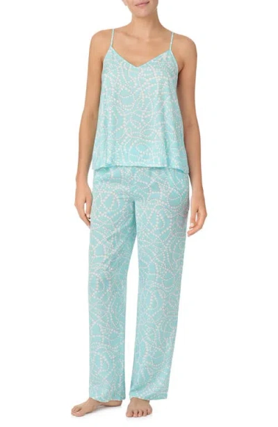 Kate Spade New York Camisole Pajamas In Blu/wht