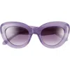 Kate Spade New York Capri 50mm Gradient Cat Eye Sunglasses