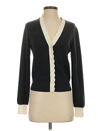 Pre-owned Kate Spade New York Cardigan Sweater In Black