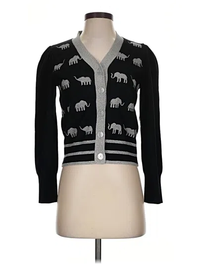Pre-owned Kate Spade New York Cardigan Sweater In Black