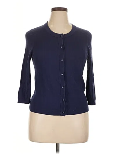 Pre-owned Kate Spade New York Cardigan Sweater In Blue