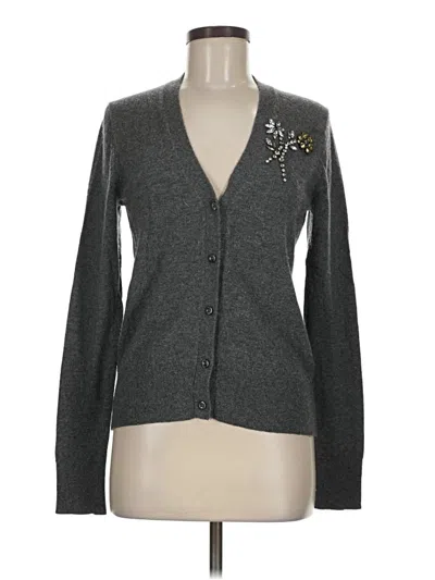 Pre-owned Kate Spade New York Cardigan Sweater In Gray