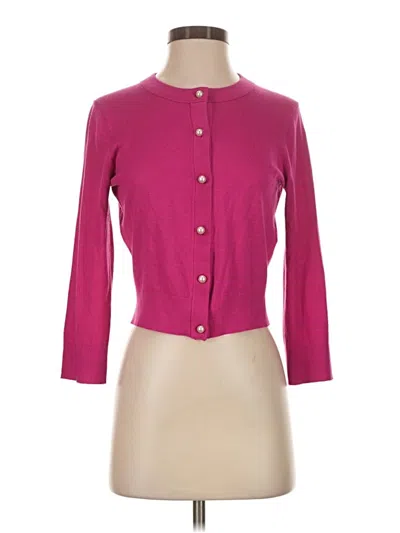 Pre-owned Kate Spade New York Cardigan Sweater In Pink