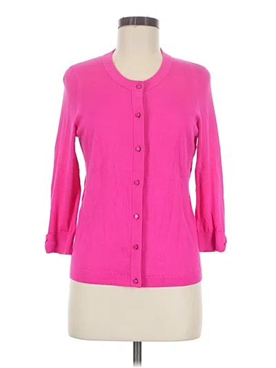 Pre-owned Kate Spade New York Cardigan Sweater In Pink