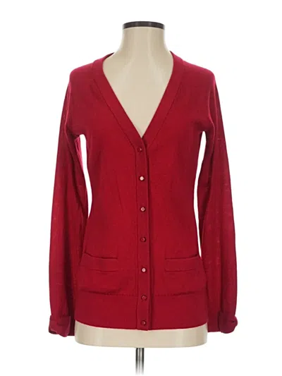 Pre-owned Kate Spade New York Cardigan Sweater In Red