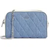 Kate Spade New York Carey Colorblock Denim Mini Camera Bag In Multi