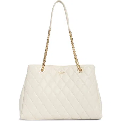 Kate Spade New York Carey Medium Quilted Leather Tote In Neutral