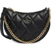 Kate Spade New York Carey Quilted Crossbody Bag In Black
