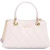 Kate Spade New York Carey Quilted Leather Satchel In Purple