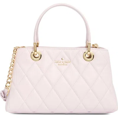 Kate Spade New York Carey Quilted Leather Satchel In Purple