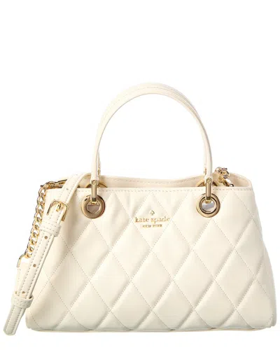 Kate Spade New York Carey Smooth Quilted Leather Chain Strap Small Sullivan  Satchel In Yellow