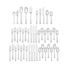 Kate Spade New York Carlton Street 45 Piece Flatware Set, Service For 8 In Metallic