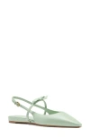 Kate Spade New York Carolina Slingback Pointed Toe Mary Jane Flat In Pistachio Ice
