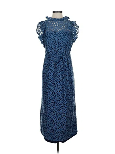 Pre-owned Kate Spade New York Casual Dress In Blue