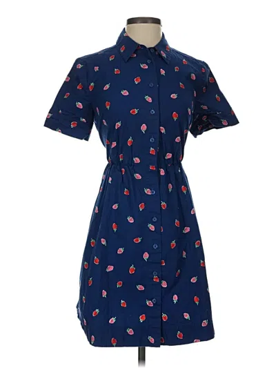 Pre-owned Kate Spade New York Casual Dress In Blue