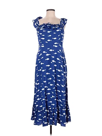Pre-owned Kate Spade New York Casual Dress In Blue