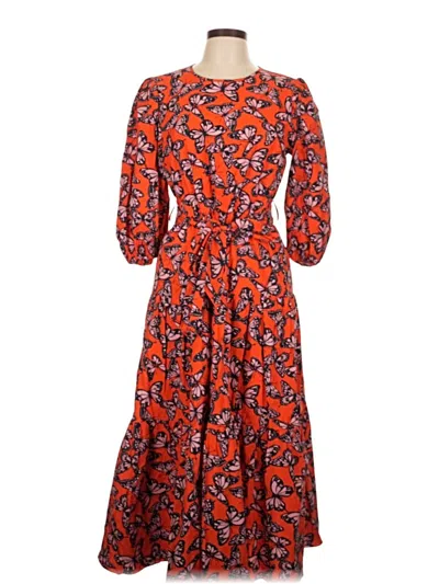 Pre-owned Kate Spade New York Casual Dress In Orange