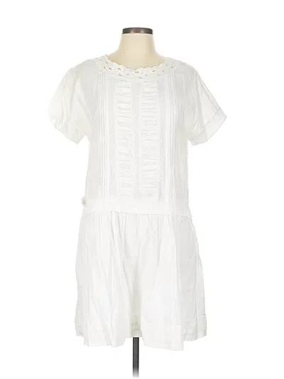 Pre-owned Kate Spade New York Casual Dress In White