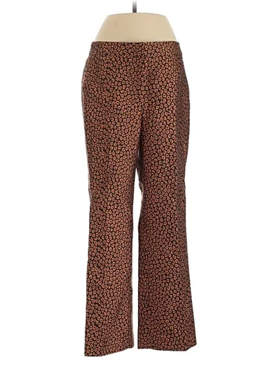 Pre-owned Kate Spade New York Casual Pants In Brown