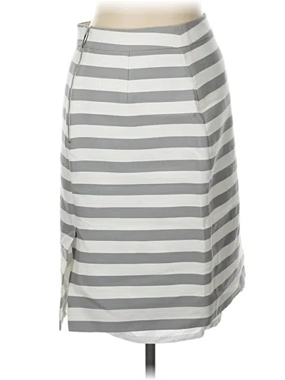 Pre-owned Kate Spade New York Casual Skirt In Gray