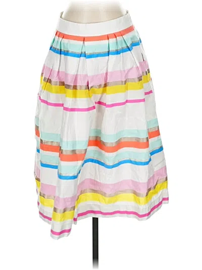 Pre-owned Kate Spade New York Casual Skirt In White