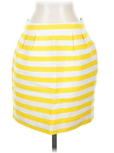 Pre-owned Kate Spade New York Casual Skirt In Yellow