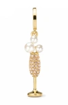 Kate Spade New York Champagne Charm Pendant Necklace In Gold