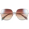 Kate Spade New York Charli 59mm Gradient Square Sunglasses