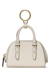 Kate Spade New York Charmed Pebble Leather Key Fob In White