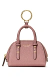 Kate Spade New York Charmed Pebble Leather Key Fob In Pink