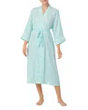 Kate Spade New York Charmeuse Wrap Robe In String Of Pearls