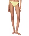Kate Spade New York Check High Cut Bottom In Yellow