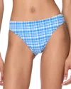 Kate Spade New York Check High Cut Bottom In Spring Sky