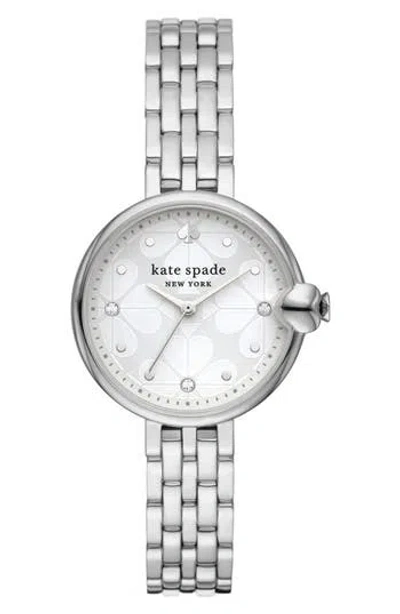 Kate Spade New York Chelsea Park Stainless Steel Bracelet Watch, 32mm In Metallic