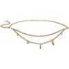 Kate Spade New York Circus Charm Chain Belt In Gold