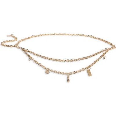 Kate Spade New York Circus Charm Chain Belt In Gold