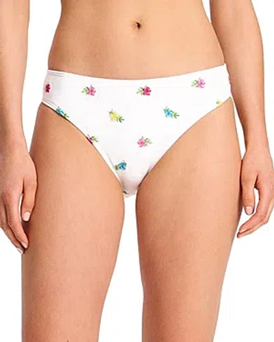 Kate Spade New York Classic Bikini Bottoms In White